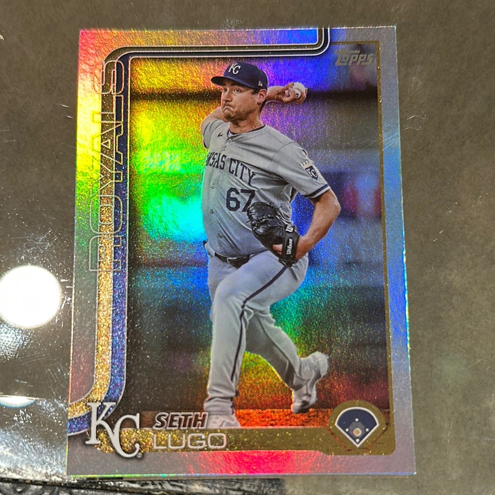 Topps Holographic Royals Card Seth Lugo Kansas City